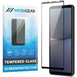 Mobigear Premium Sony Xperia 10 V Verre trempé Protection d'écran - Compatible coque - Noir