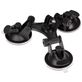 Puluz GoPro Triangle Support Voiture Ventouse - Noir