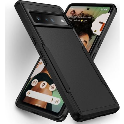 Mobigear Heavy Armor Google Pixel 7 Pro Plastique rigide Coque arrière Antichoc - Noir