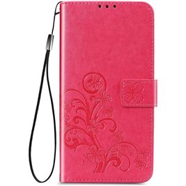 Mobigear Clover Housse Samsung Galaxy A52s 5G Etui Porte-Monnaie - Magenta