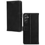 Mobilize Wallet Housse Samsung Galaxy A34 Etui en Cuir Véritable Porte-Monnaie - Noir