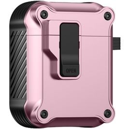 Mobigear Armor Clip Coque Apple AirPods 1 Coque Rigide - Rose