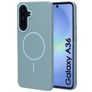 Mobiparts Slim Line Coque Samsung Galaxy A36 MagSafe Coque arrière Rigide - Sage Green
