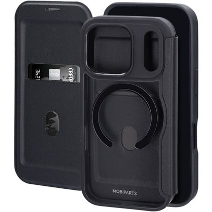 Mobiparts Shield Line Housse iPhone 17 Pro MagSafe Etui - Noir