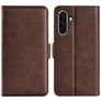 Mobigear Slim Magnet Housse Samsung Galaxy A36 Etui Porte-Monnaie - Marron