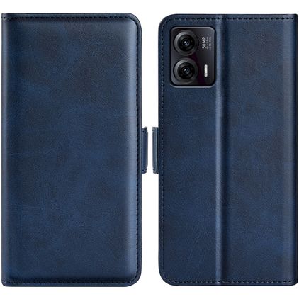 Mobigear Slim Magnet TCL 40 SE Étui Portefeuille - Bleu foncé