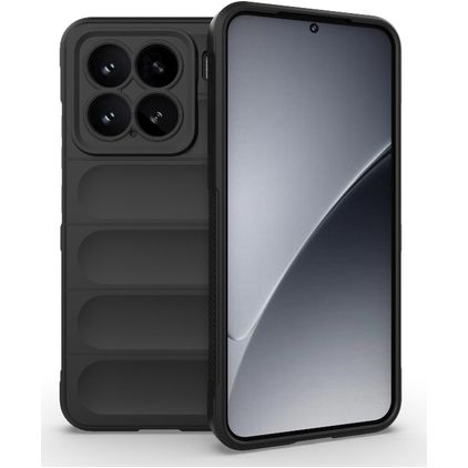 Mobigear Bumpy Coque Xiaomi 15 Coque arrière en TPU Souple - Noir