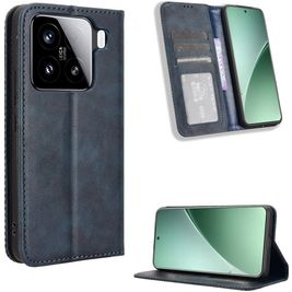 Mobigear Sensation Housse Xiaomi 15 Pro Etui Porte-Monnaie - Bleu