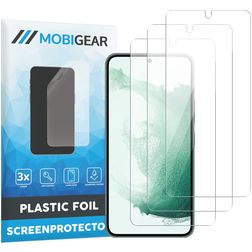 Mobigear Samsung Galaxy S22 Protection d'écran Film - Compatible coque (Lot de 3)