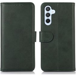Mobigear Wallet Housse Samsung Galaxy A35 Etui Porte-Monnaie - Vert
