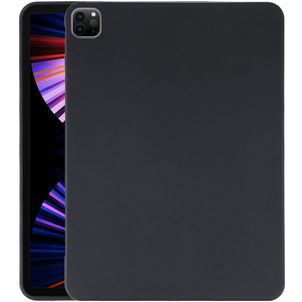 Mobigear Basics Coque iPad Pro 12.9 Pouces (2020) Mince Coque arrière en en TPU Souple - Noir