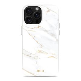 MIO Coque iPhone 16 Pro MagSafe Coque arrière Rigide - White Marble