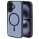 Mobiparts Hardcover Coque iPhone 16 MagSafe Coque arrière Rigide - Satin Blue