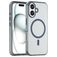 Mobigear Shockproof Coque iPhone 16 MagSafe Coque arrière en TPU Souple - Dark Blue