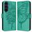 Mobigear Butterfly Housse Samsung Galaxy S26 FE Etui Porte-Monnaie - Vert