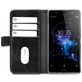 Mobilize Elite Gelly Housse Sony Xperia XZ2 Premium Etui Porte-Monnaie - Noir