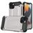 Mobigear Outdoor Coque iPhone 16 Pro Coque arrière Rigide Anti-Chocs - Argent