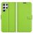 Mobigear Classic Housse Samsung Galaxy S22 Ultra Etui Porte-Monnaie - Vert