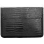 Mobigear Envelope Croco Pochette Ordinateur portable 13 Pouces Housse ordinateur - Noir