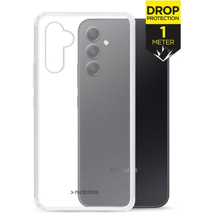 Mobilize Naked Protection Coque Transparente Samsung Galaxy A34 Coque arrière Rigide Anti-Chocs - Transparent