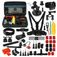 Puluz GoPro Mount Pack de Démarrage Accessoires 53 Pièces + Sac Noir