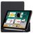Mobigear Tri-Fold Gel Coque iPad 6 (2018) Etui en TPU,Similicuir + Porte-crayon - Noir