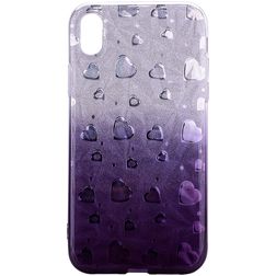 Mobigear Design iPhone XS Max TPU souple Coque arrière - Gris