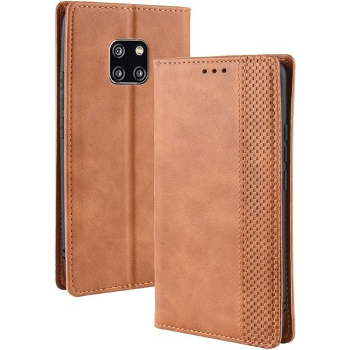 Mobigear Sensation Housse Huawei Mate 20 Pro Etui Porte-Monnaie - Cognac