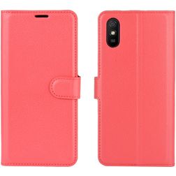 Mobigear Classic Xiaomi Redmi 9A Étui Portefeuille - Rouge