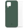 Mobilize Rubber Gelly Coque Samsung Galaxy A22 4G Coque arrière en TPU Souple - Matt Green