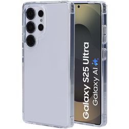Mobiparts Classic Hardcover Coque Transparente Samsung Galaxy S25 Ultra Coque arrière Rigide - Transparent