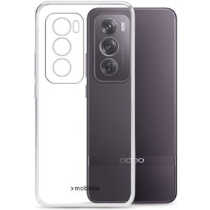 Mobilize Gelly Coque Transparente OPPO Reno 12 Pro Coque arrière en TPU Souple - Transparent