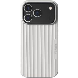 Nudient Bold iPhone 17 Pro MagSafe Plastique rigide Coque arrière - Chalk White