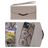 Mobilize Elegant Magnet iPhone 13 Mini Détachable 2in1 Pochette - Beige Snake