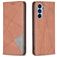 Mobigear Rhombus Slim Housse Samsung Galaxy A54 Etui - Marron