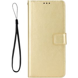 Mobigear Wallet Housse HONOR X7 Etui Porte-Monnaie - Or