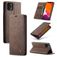 Caseme 013 Housse iPhone 11 Pro Etui Porte-Monnaie - Marron
