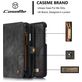 Caseme 008 Housse iPhone SE (2020) Etui avec Coque Détachable Porte-Monnaie - Noir