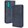 Mobigear Sensation Housse Motorola Moto G71 5G Etui Porte-Monnaie - Bleu