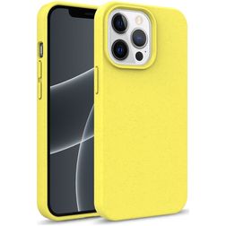 Mobigear Bio Coque iPhone 14 Pro Coque arrière en Eco-Friendly - Jaune