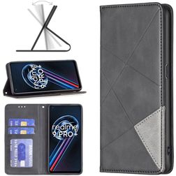 Mobigear Rhombus Slim Realme 9 Pro Plus Étui - Noir