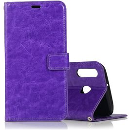 Mobigear Wallet Housse Samsung Galaxy A40 Etui Porte-Monnaie - Violet