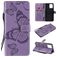 Mobigear Butterfly Housse Realme 8 Pro Etui Porte-Monnaie - Violet