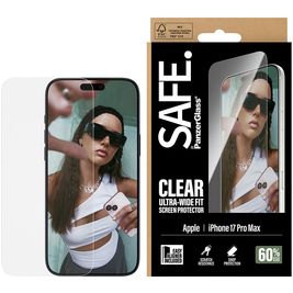 SAFE by PanzerGlass Ultra-Wide-Fit iPhone 17 Pro Max Verre trempé Protection d'écran - Compatible Coque