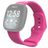 Mobigear Sport Dual Bracelet Silicone Fitbit Sense Fermeture à clou et passant - Rose