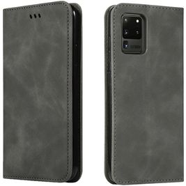 Mobigear Retro Slim Housse Samsung Galaxy S20 Ultra Etui Porte-Monnaie - Gris