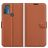 Mobigear Classic Motorola Moto G50 Étui Portefeuille - Marron
