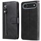 Mobigear Zipper Housse iPhone Air Etui Porte-Monnaie - Noir