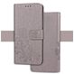 Mobigear Clover Housse iPhone XR Etui Porte-Monnaie - Gris