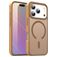 Mobigear Shockproof iPhone 17 Pro MagSafe Plastique rigide Coque arrière - Desert Gold